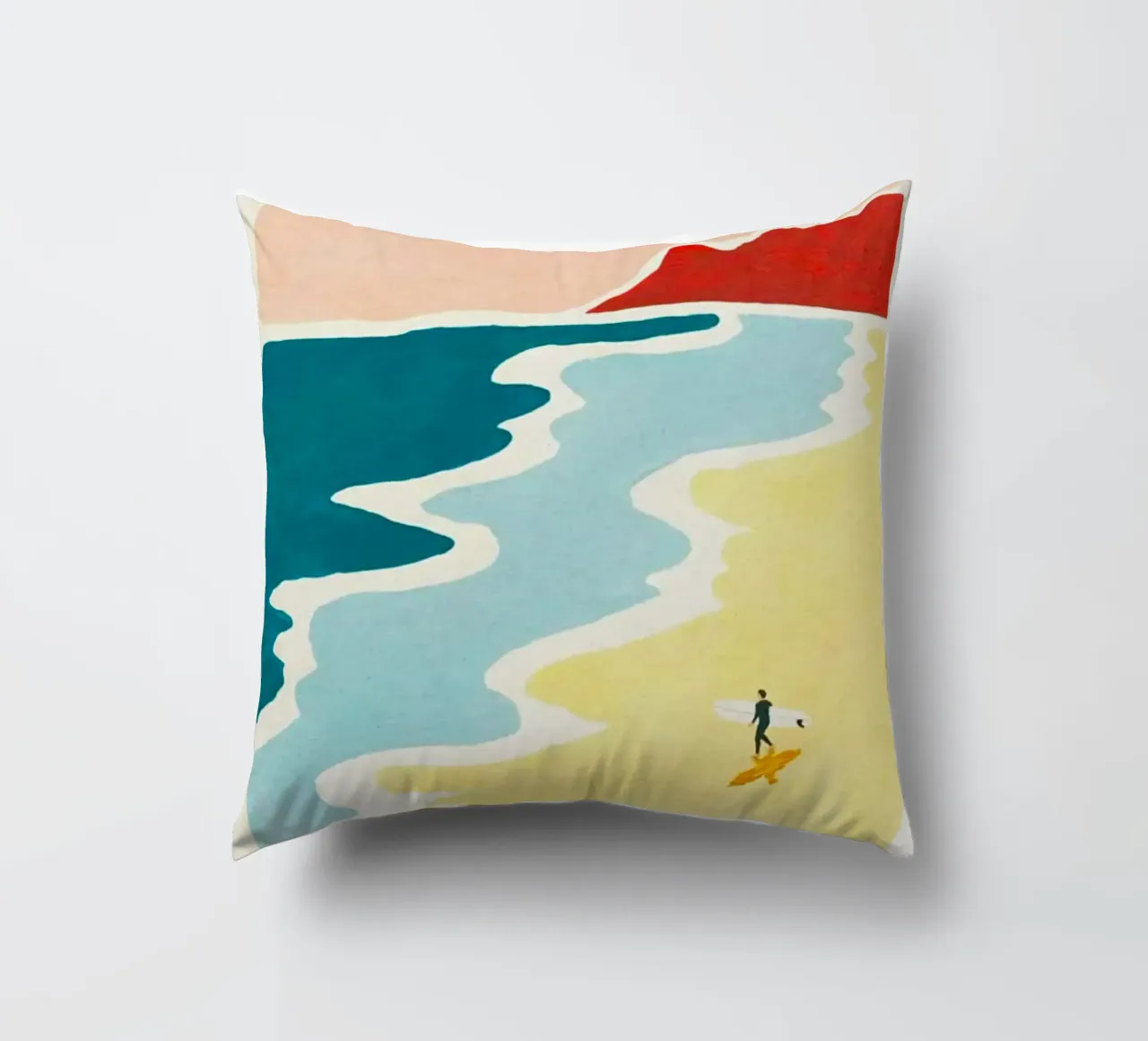 curve wave beach cuscino da melts