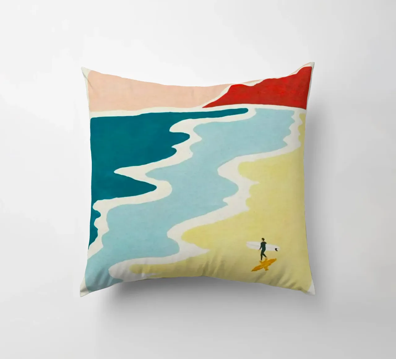 curve wave beach cuscino da melts