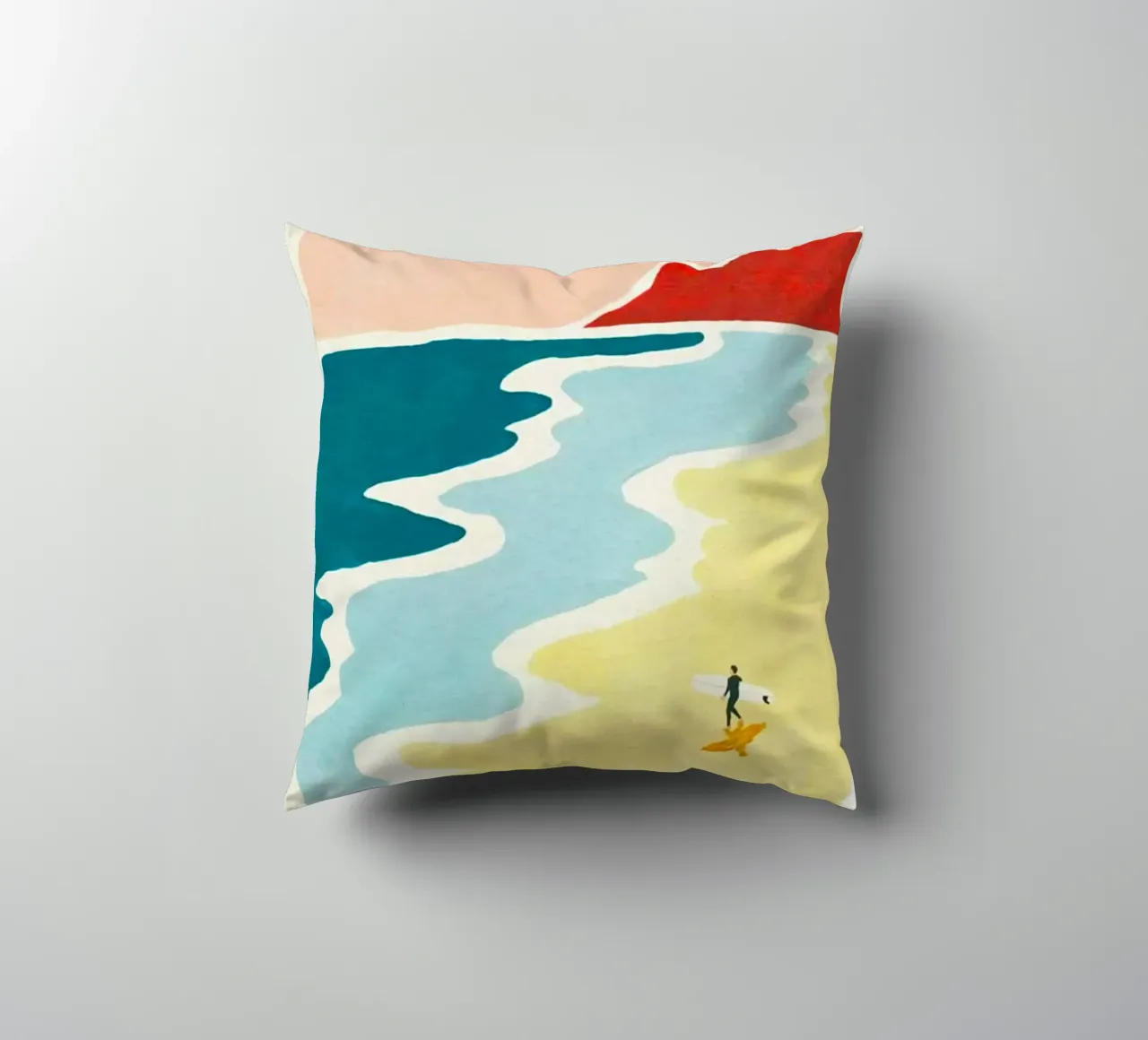 curve wave beach cuscino da melts