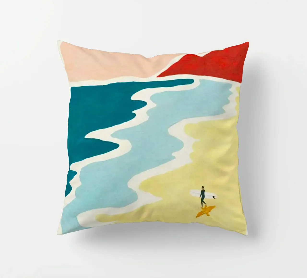 curve wave beach cuscino da melts