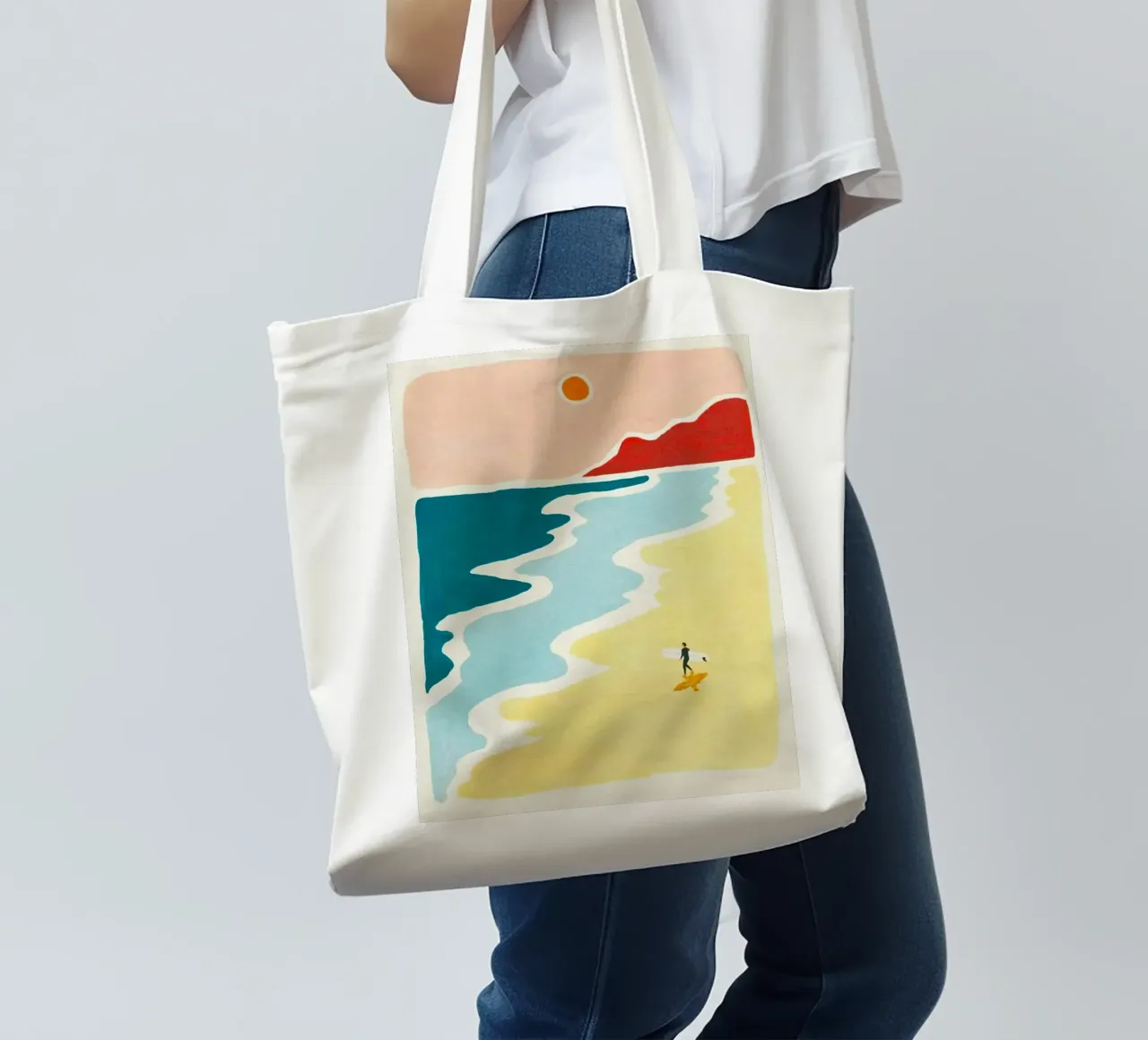curve wave beach borsa in juta da melts