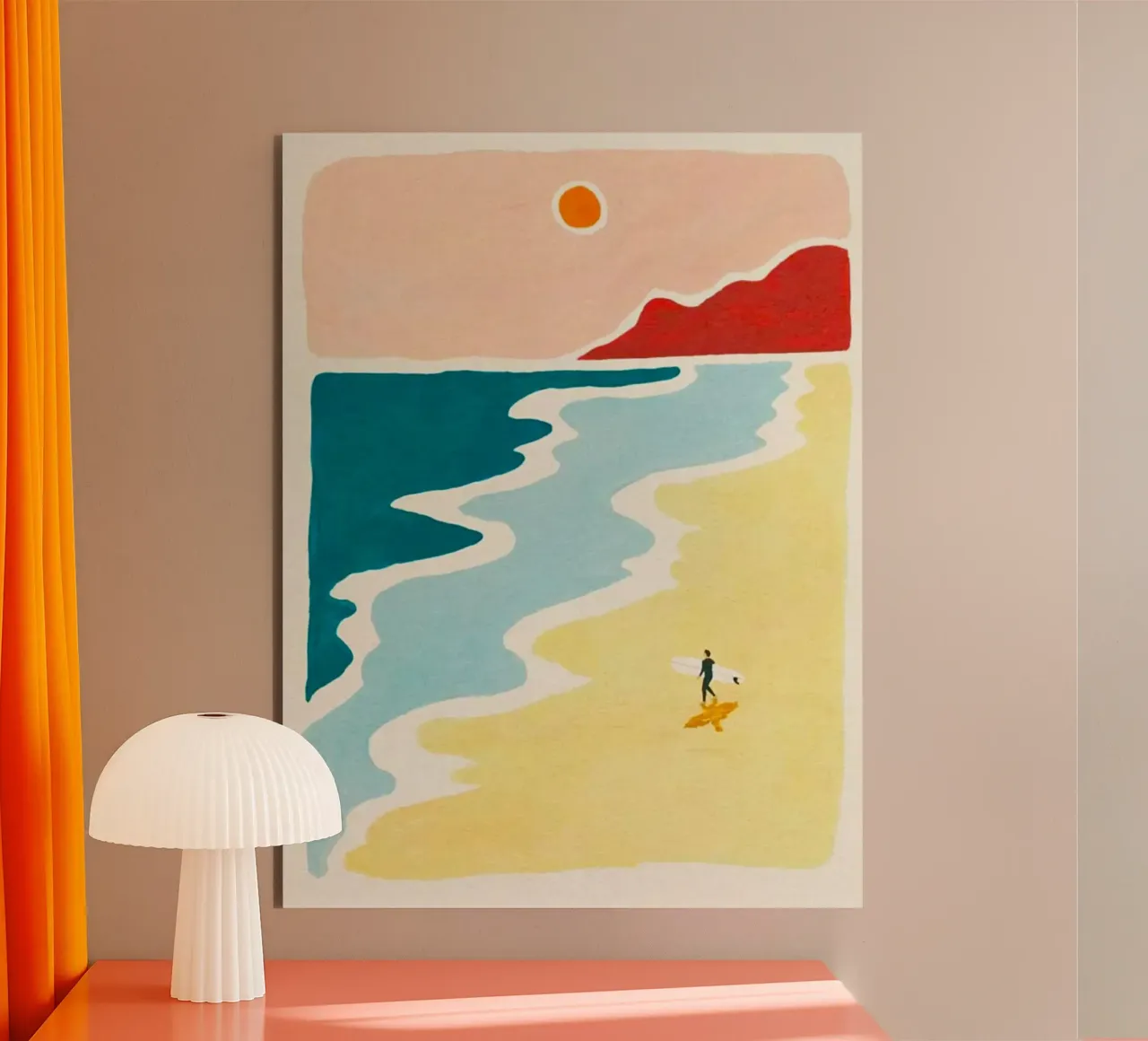 curve wave beach alluminio dibond da melts