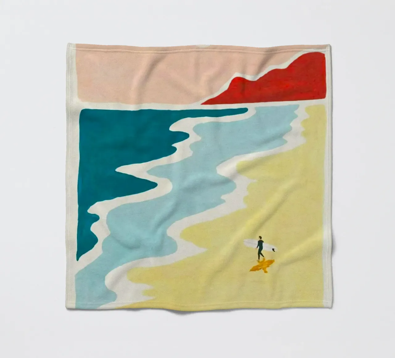 curve wave beach coperta in pile da melts