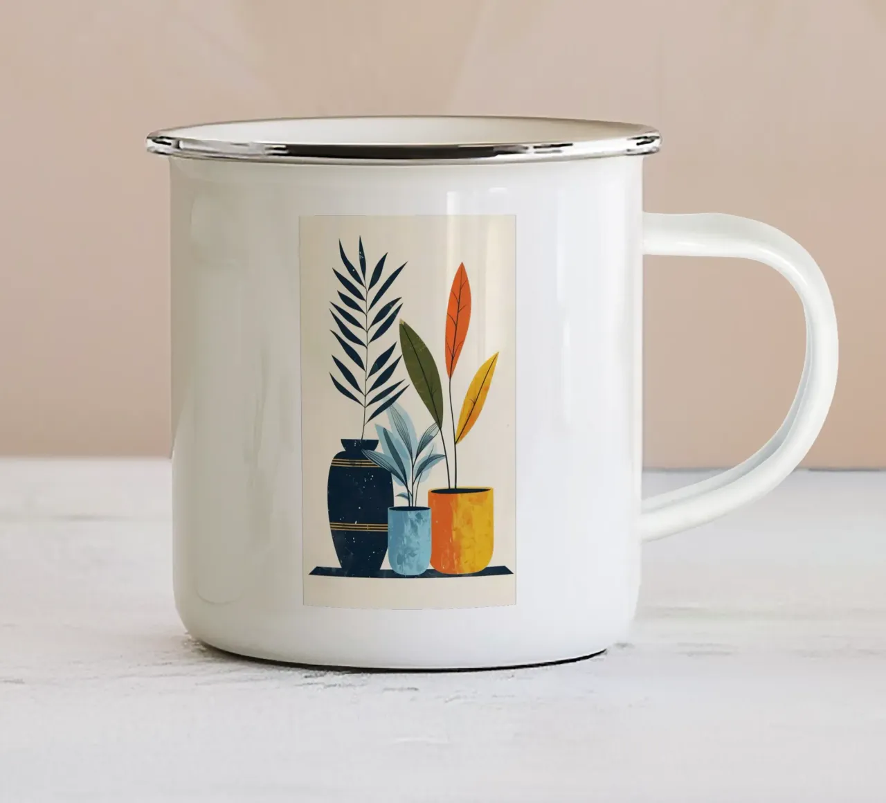 vase branch tazza in smalto da melts
