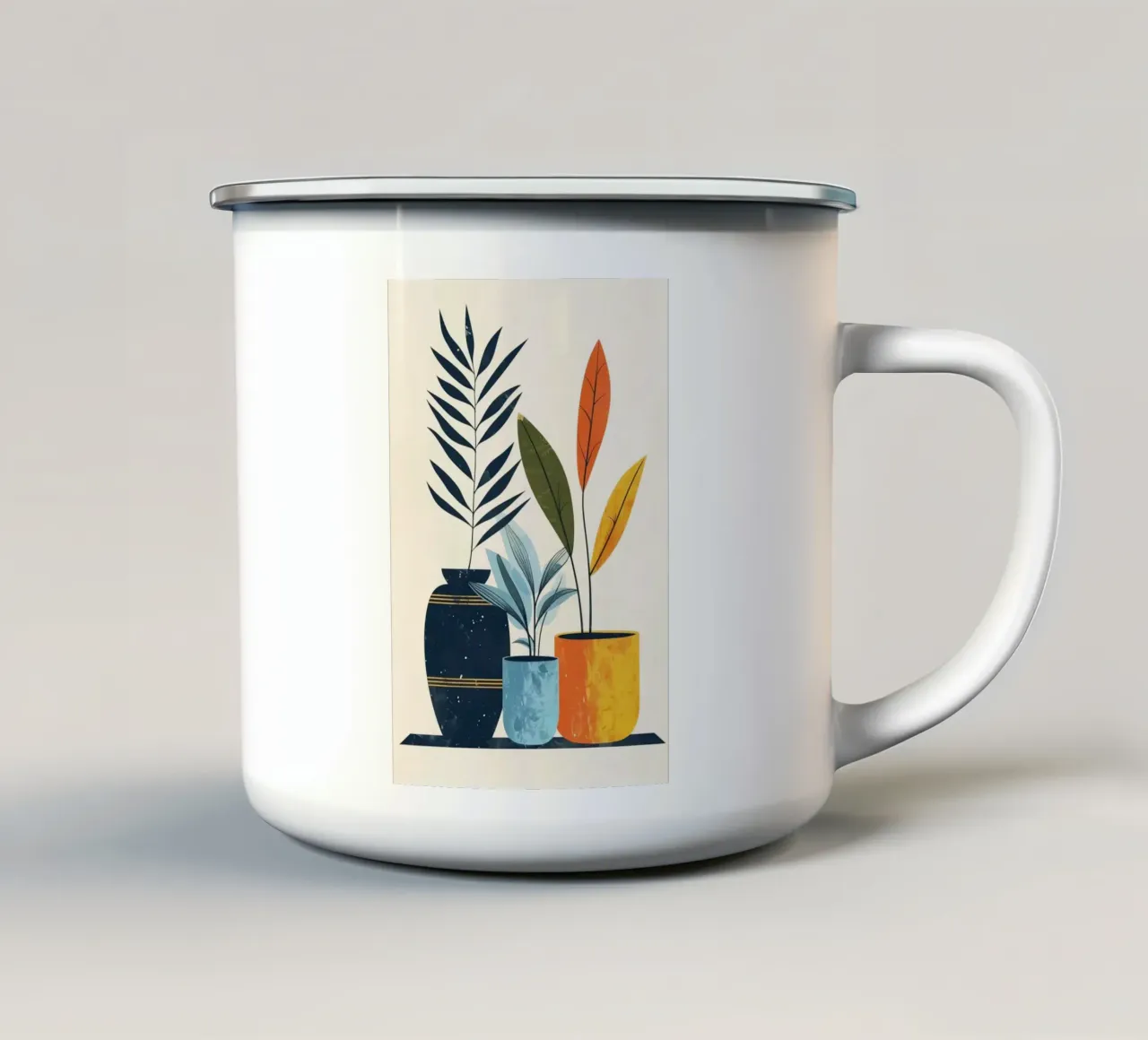 vase branch tazza in smalto da melts
