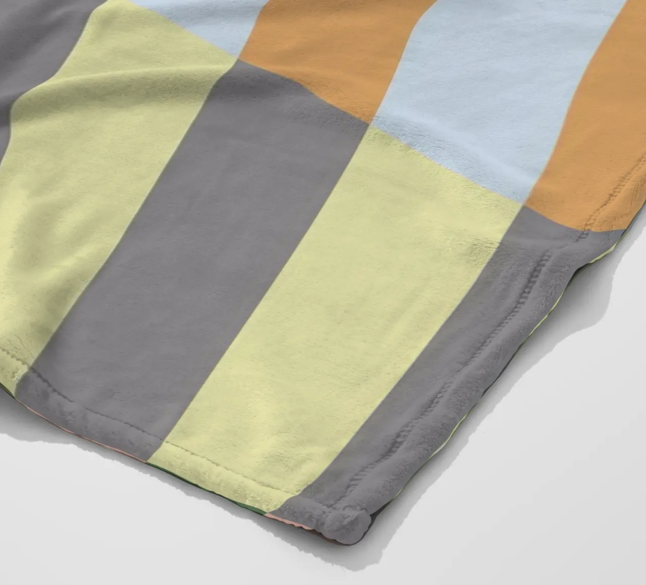 Multi Colored Stripes Pattern fleece blanket by Paigaam Studio