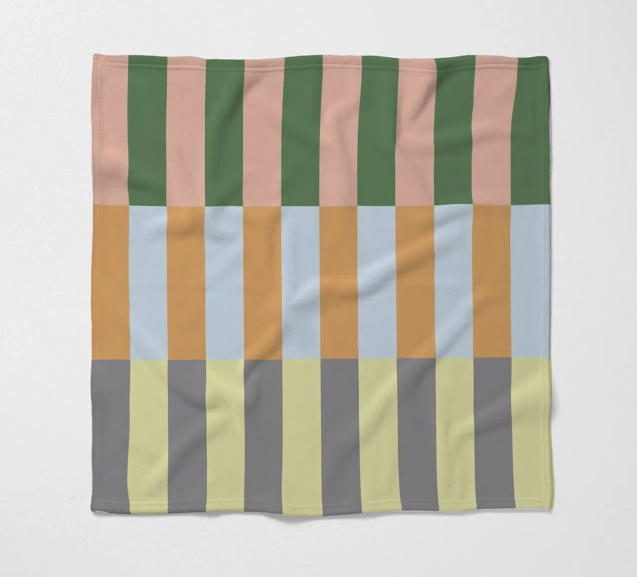 Multi Colored Stripes Pattern fleece blanket by Paigaam Studio