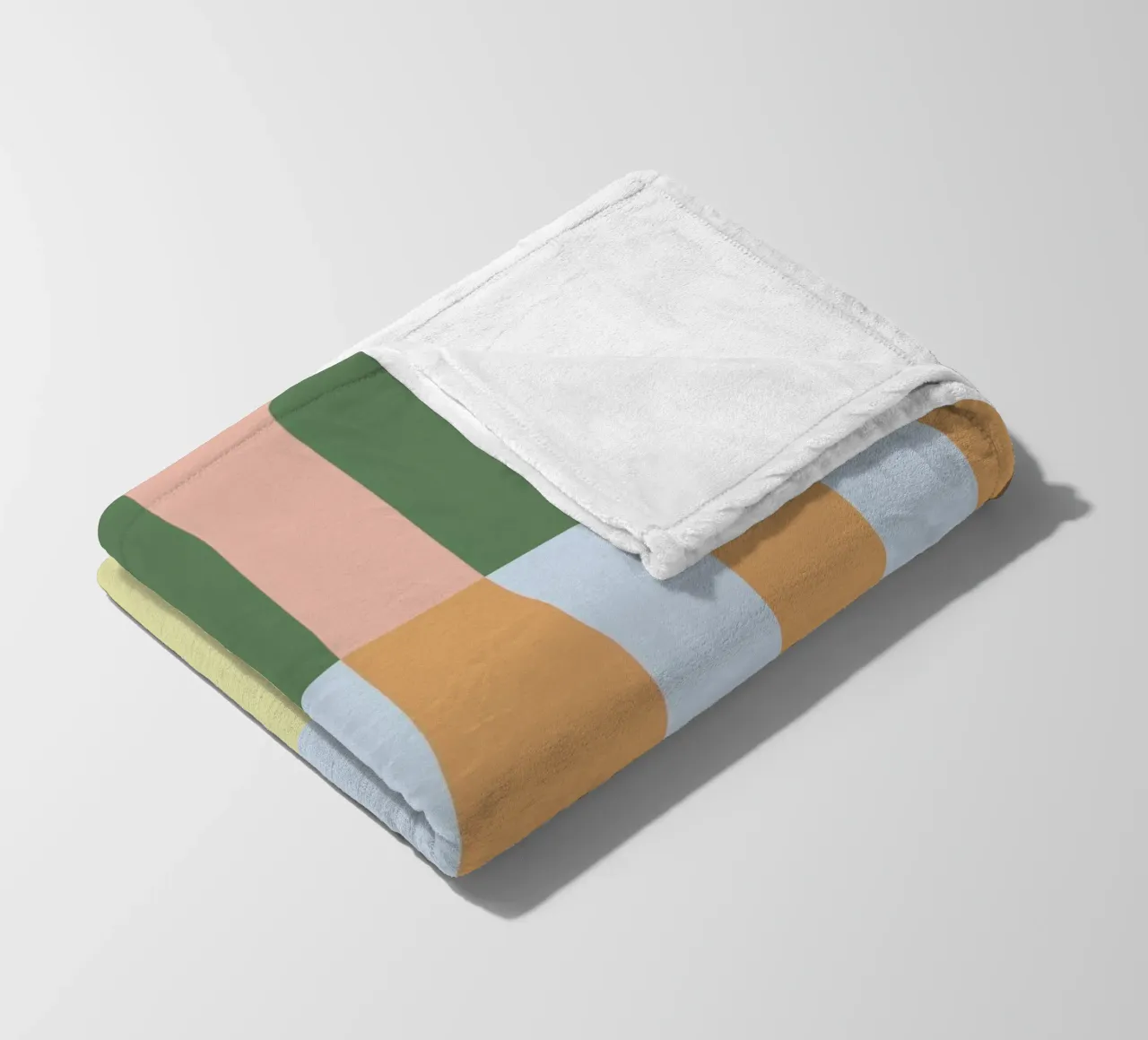 Multi Colored Stripes Pattern fleece blanket by Paigaam Studio