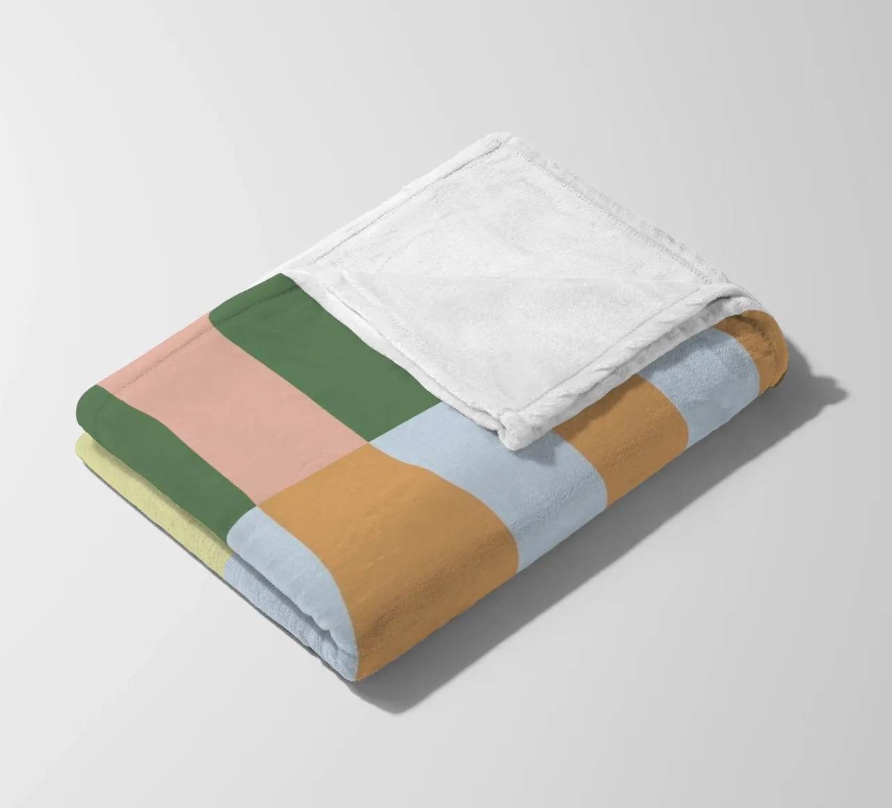 Multi Colored Stripes Pattern fleece blanket by Paigaam Studio