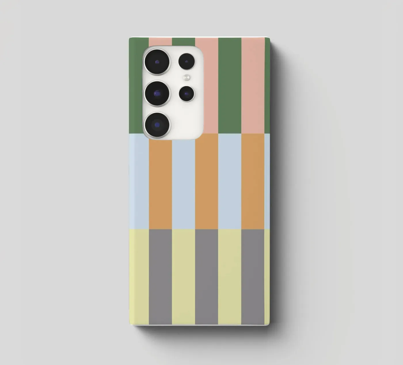 Multi Colored Stripes Pattern samsung phone case by Paigaam Studio