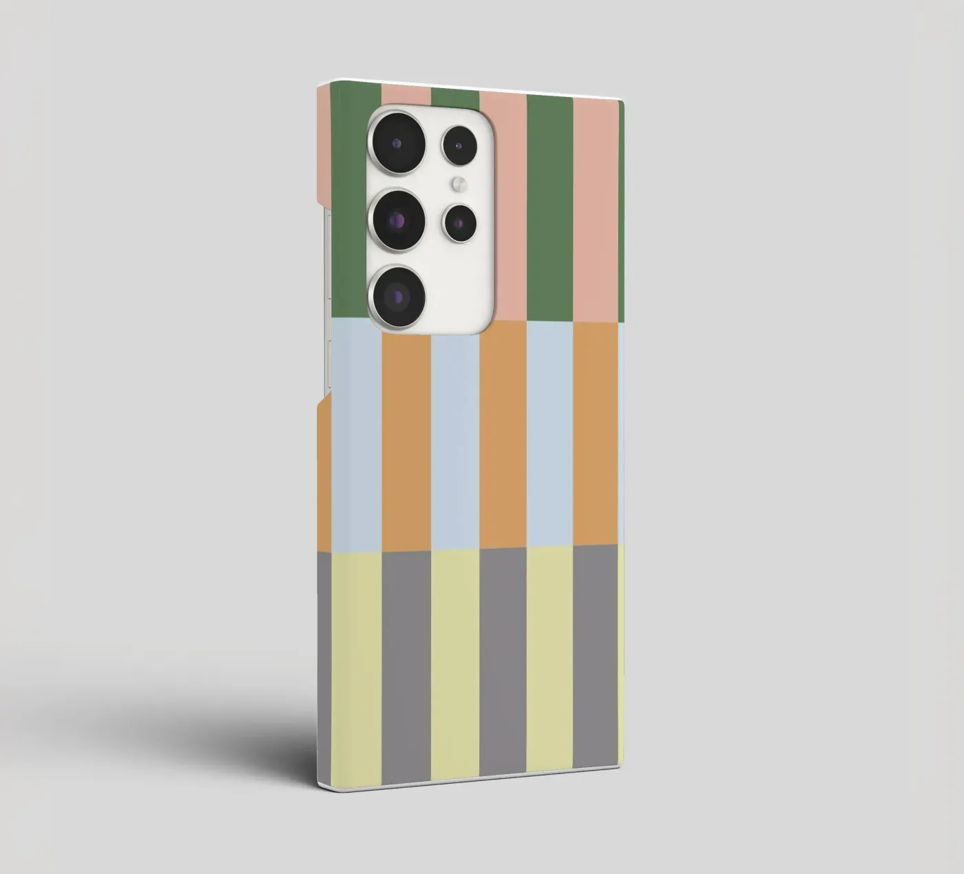 Multi Colored Stripes Pattern samsung phone case by Paigaam Studio