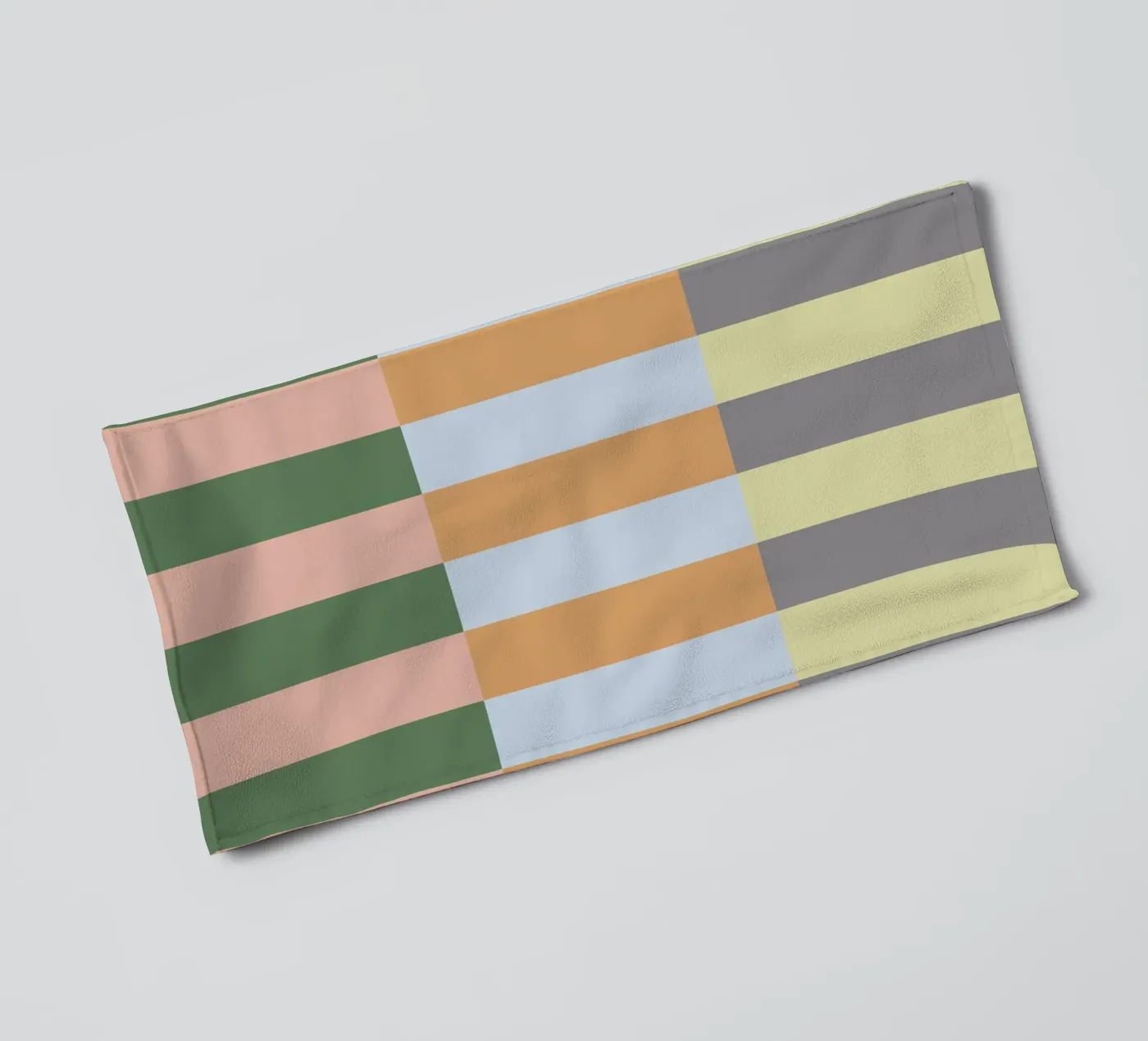 Multi Colored Stripes Pattern towel by Paigaam Studio