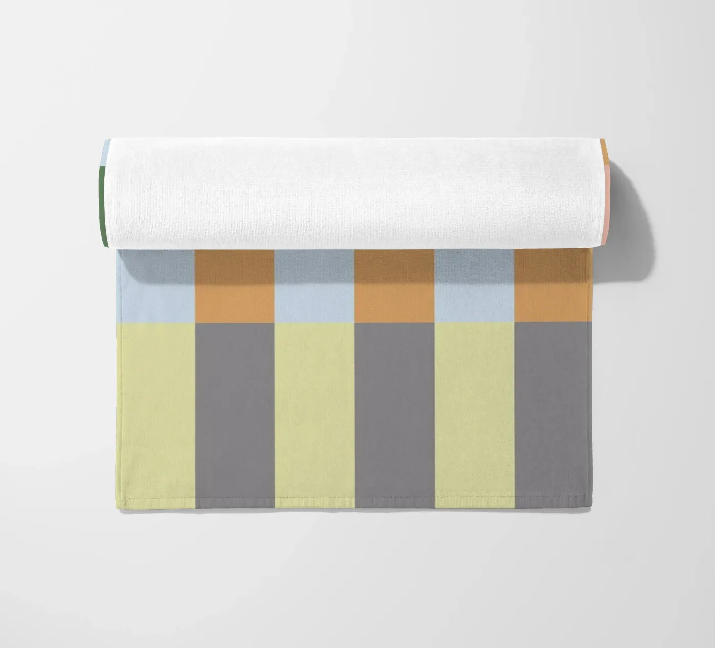 Motif de rayures multicolores serviette de plage de Paigaam Studio