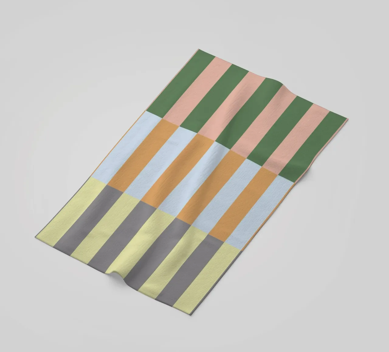 Multi Colored Stripes Pattern telo mare da Paigaam Studio