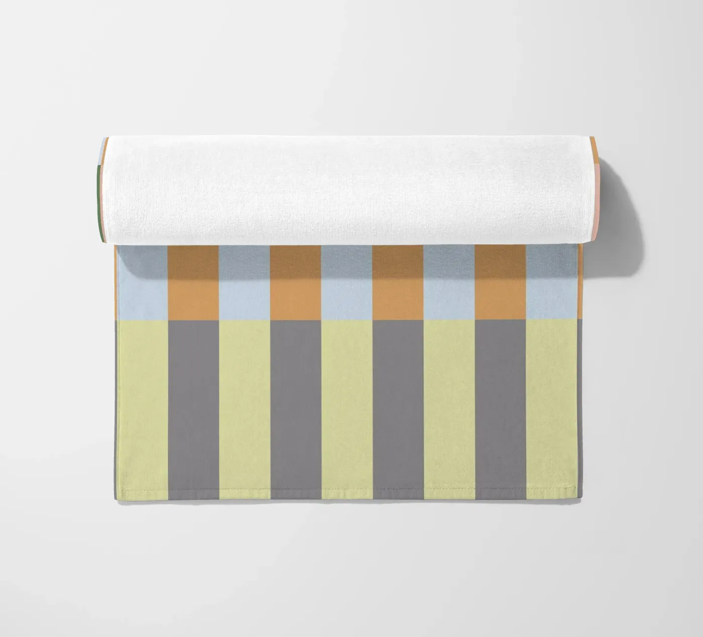 Motif de rayures multicolores serviette de plage de Paigaam Studio