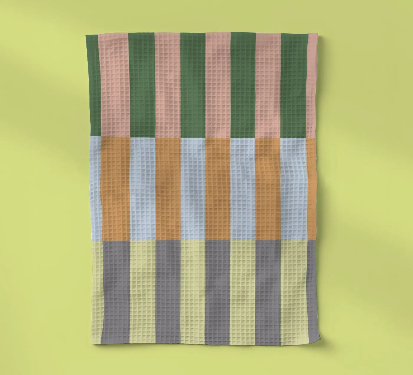Multi Colored Stripes Pattern tea towel by Paigaam Studio