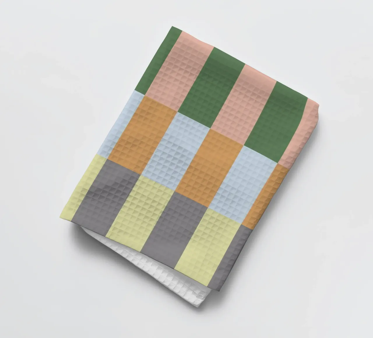 Motif de rayures multicolores torchon de Paigaam Studio