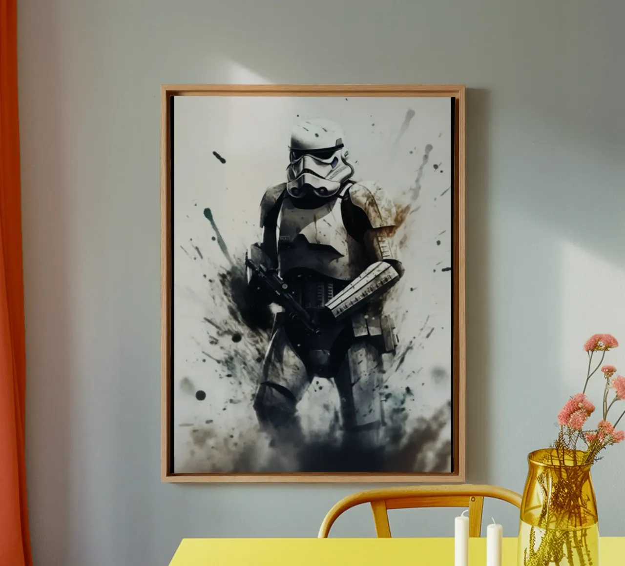 Maglietta classica Stormtrooper tela con Cornice a cassetta da brands1.0