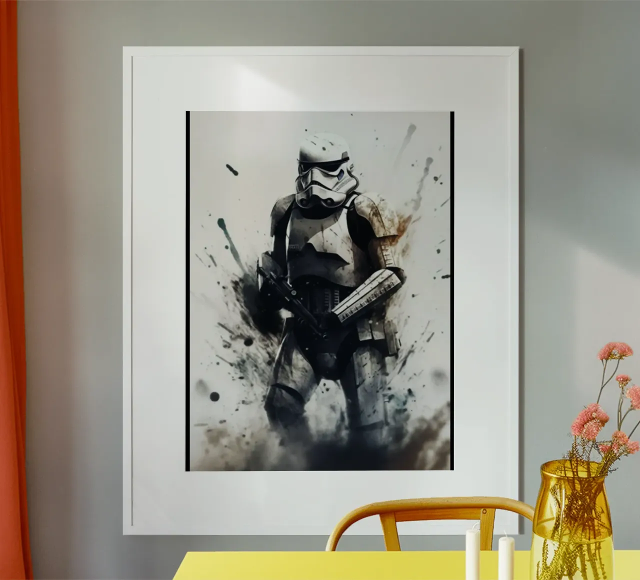 Maglietta classica Stormtrooper poster con telaio in plastica da brands1.0