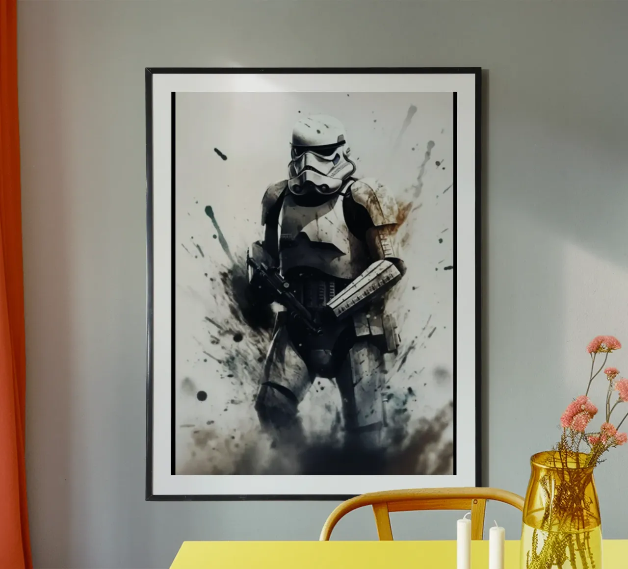 Maglietta classica Stormtrooper poster con telaio in plastica da brands1.0