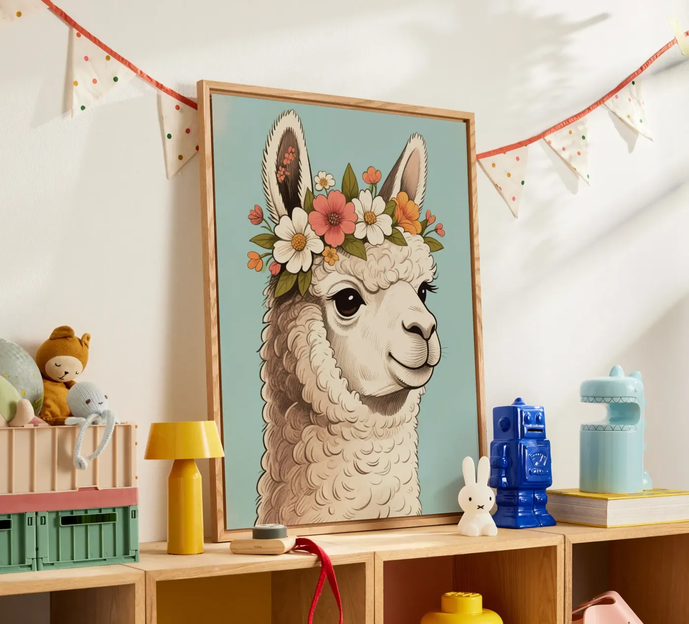alpaca flower bloom plexiglass da knowledge