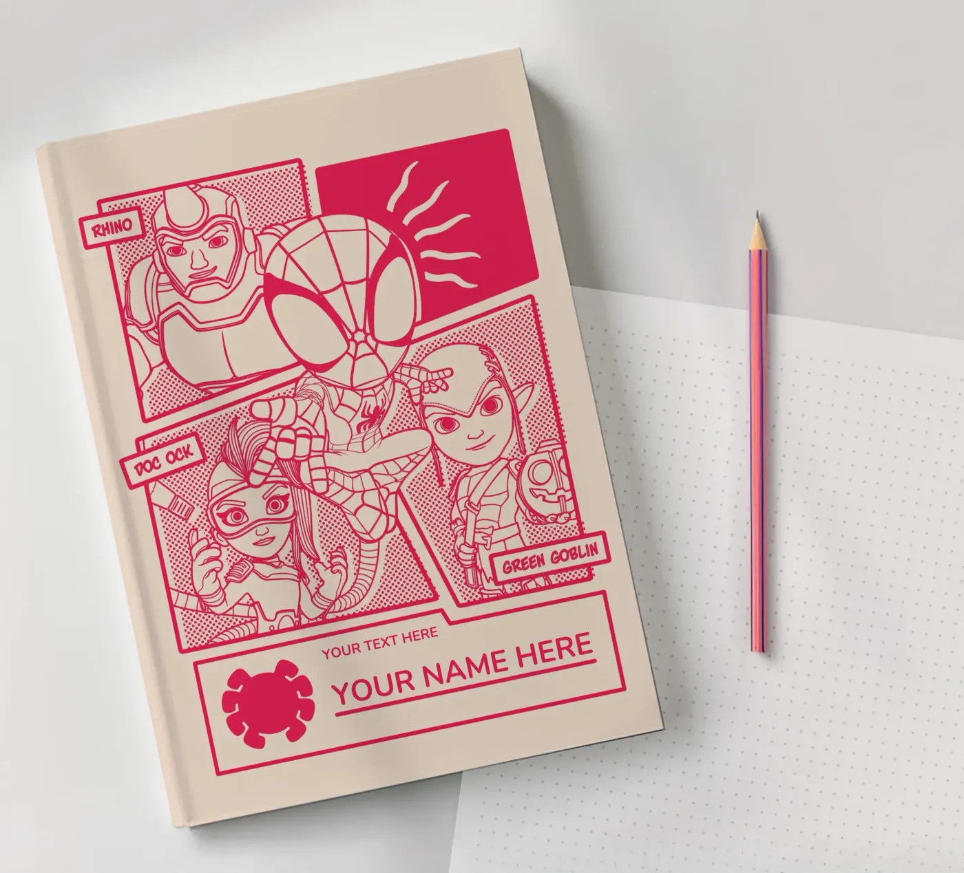 Spidey Showdown notebook by SPIDEY and his AMAZING FRIENDS