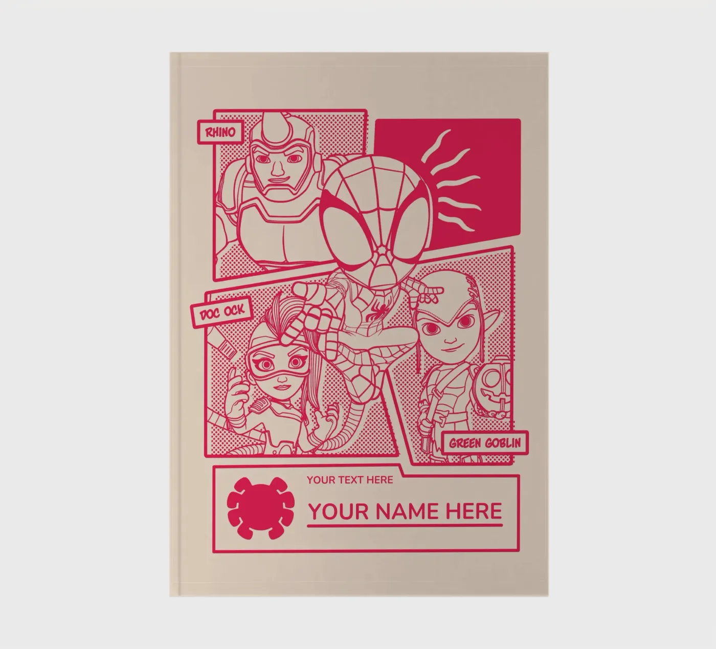 Spidey Showdown notebook by SPIDEY and his AMAZING FRIENDS