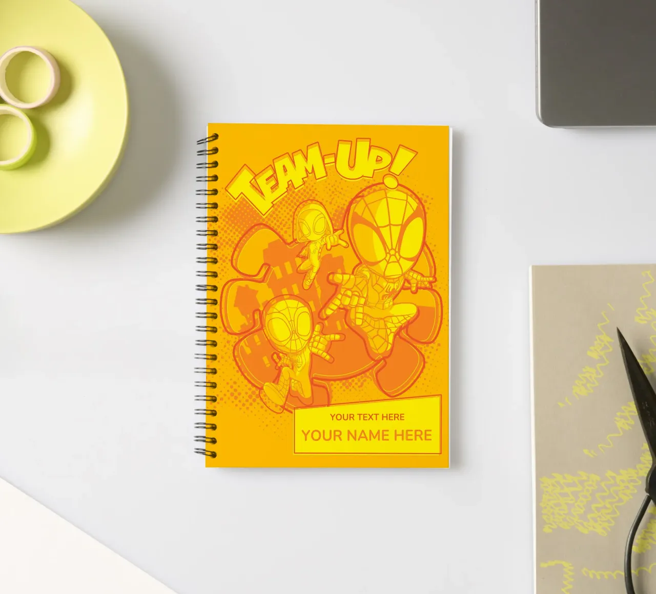 Spidey - Team Up! carnet à spirale de SPIDEY and his AMAZING FRIENDS