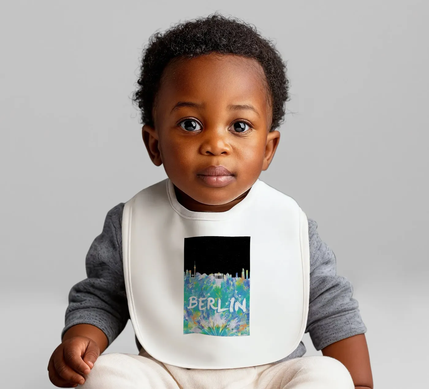 Berlin baby bib by Danny Ivan