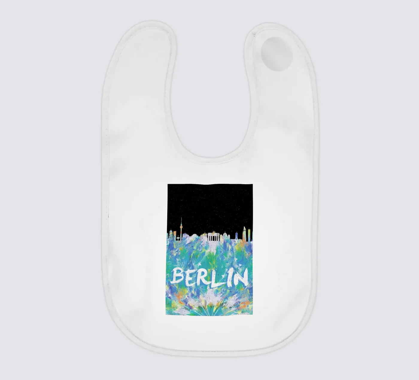 Berlin baby bib by Danny Ivan