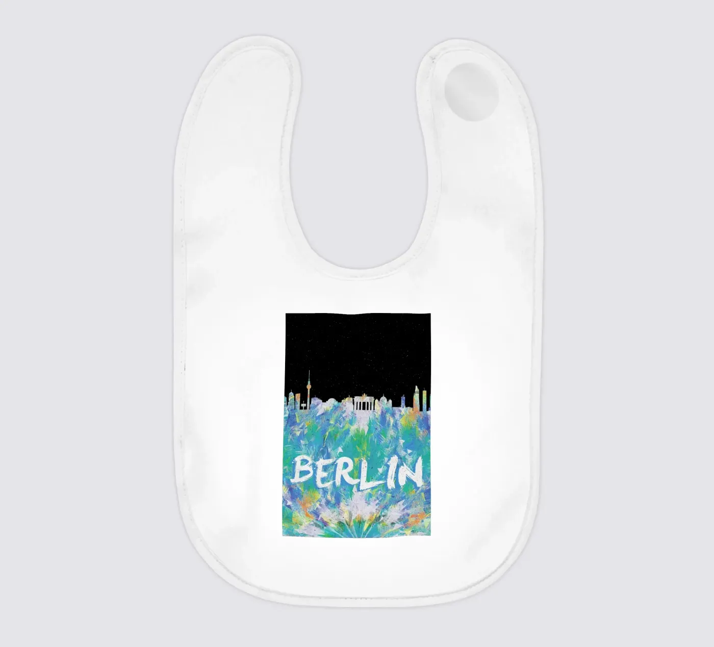 Berlin baby bib by Danny Ivan