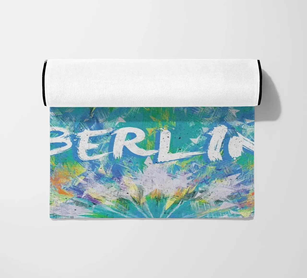 Berlin beach towel by Danny Ivan