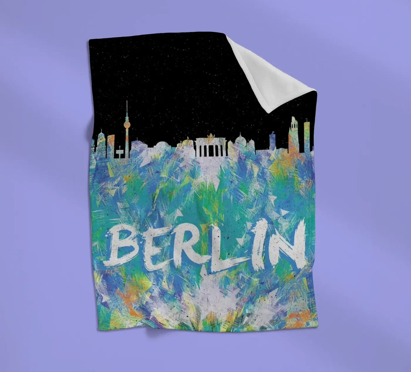 Berlin fleecedeken van Danny Ivan