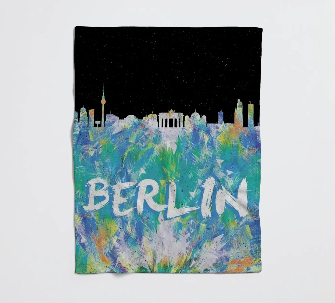 Berlin fleecedeken van Danny Ivan