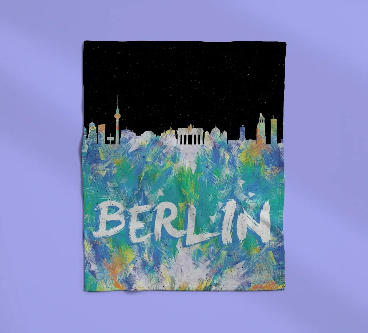 Berlin fleecedeken van Danny Ivan