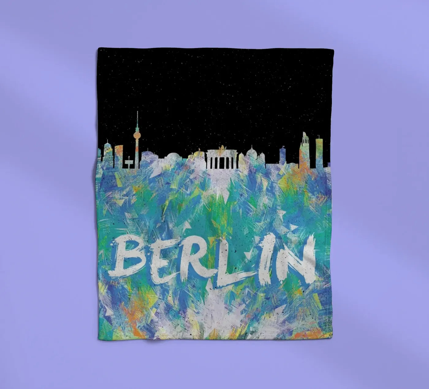 Berlin coperta in pile da Danny Ivan