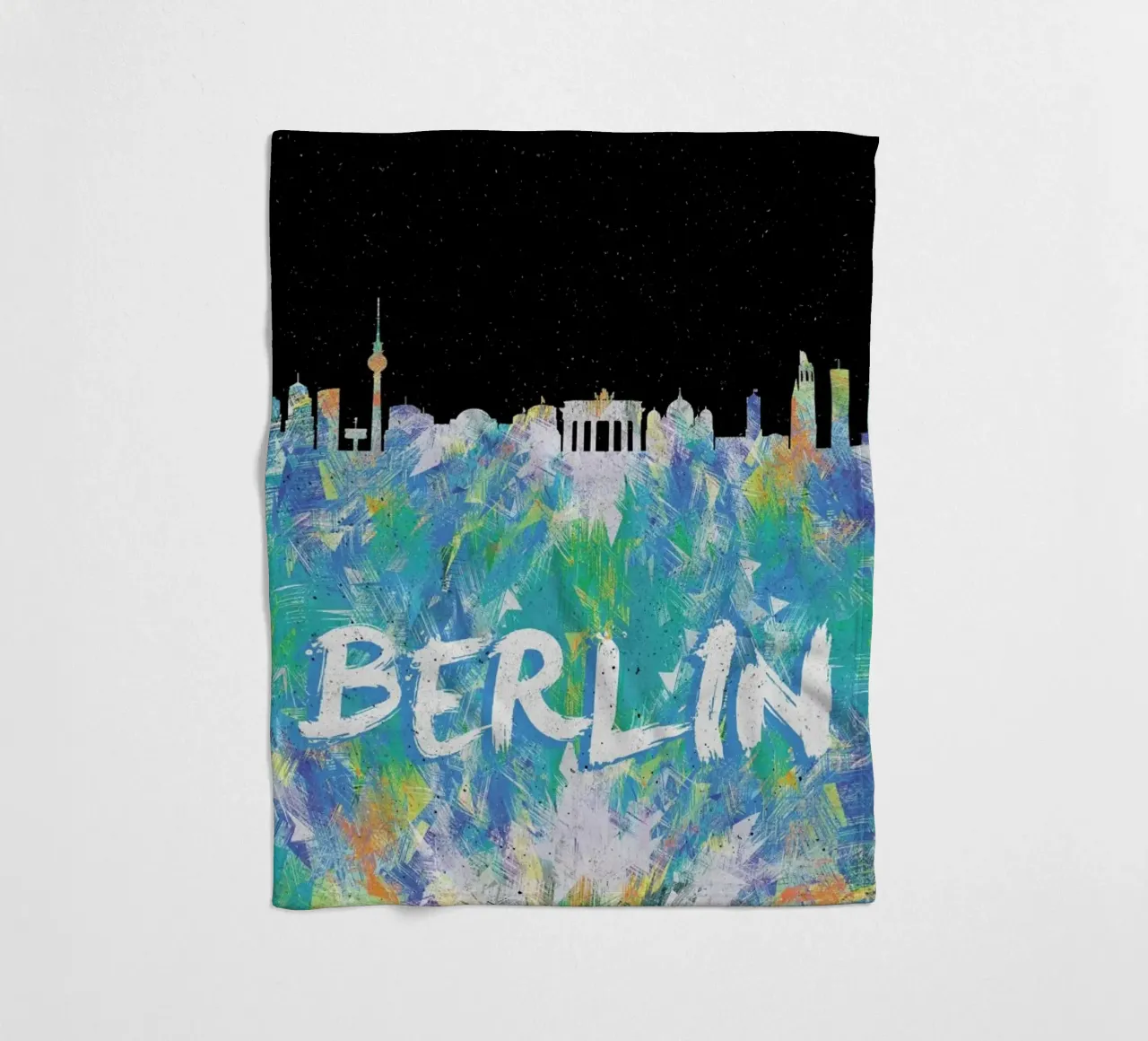 Berlin fleecedeken van Danny Ivan