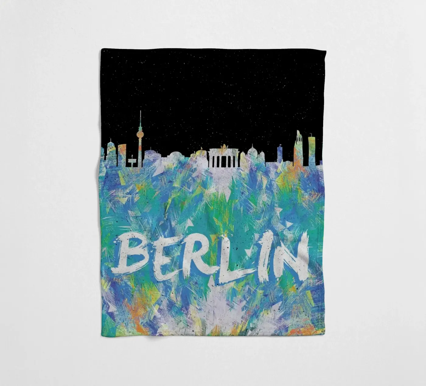 Berlin coperta in pile da Danny Ivan