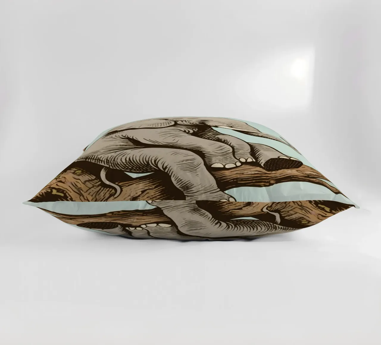 elephant on a tree cuscino da knowledge