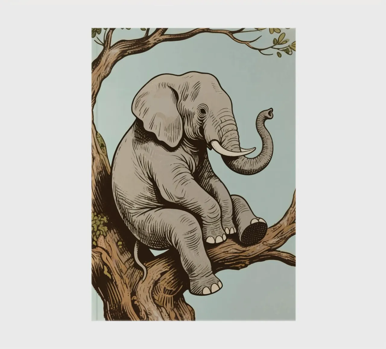 elephant on a tree diario da knowledge