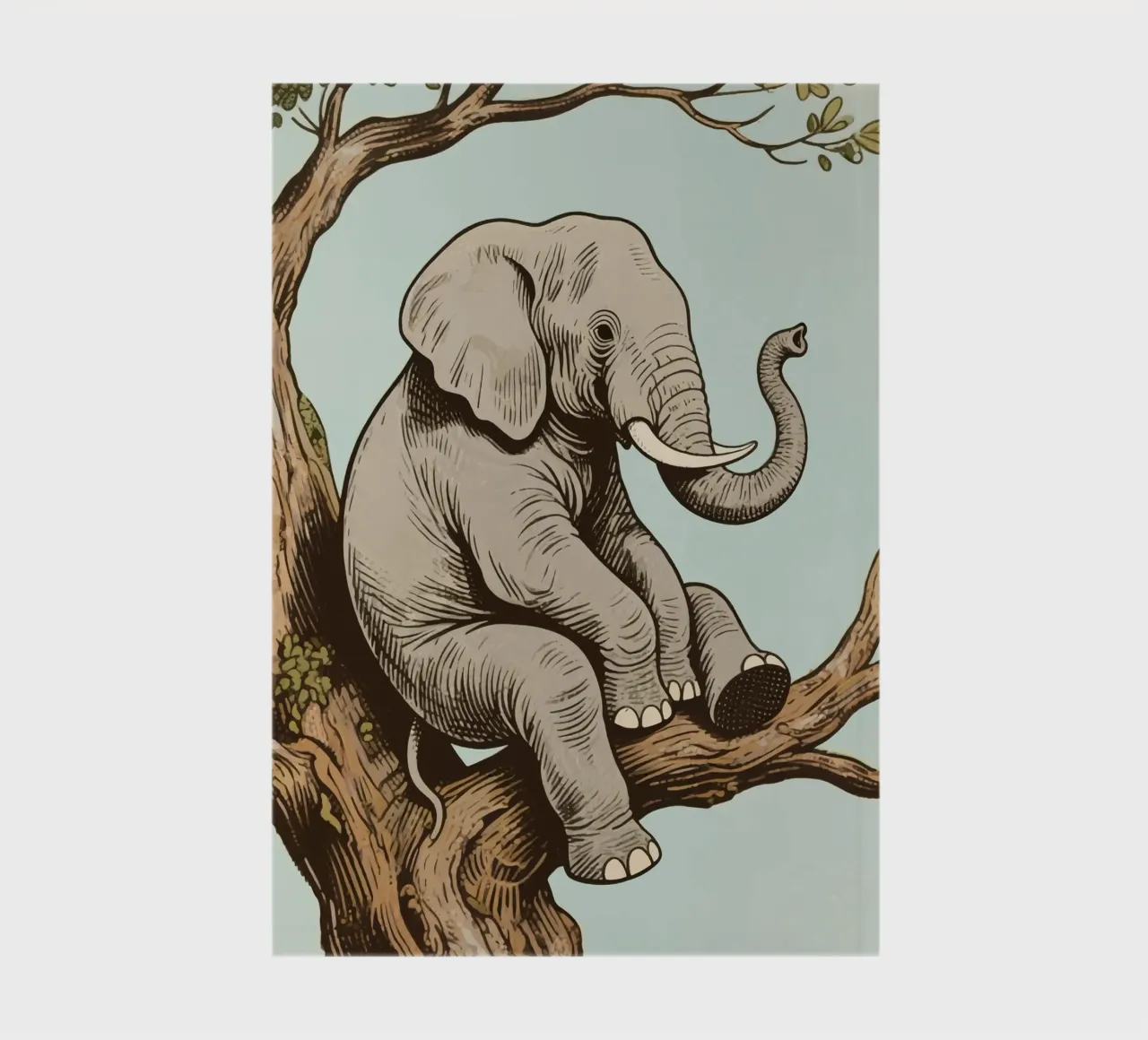 elephant on a tree diario da knowledge
