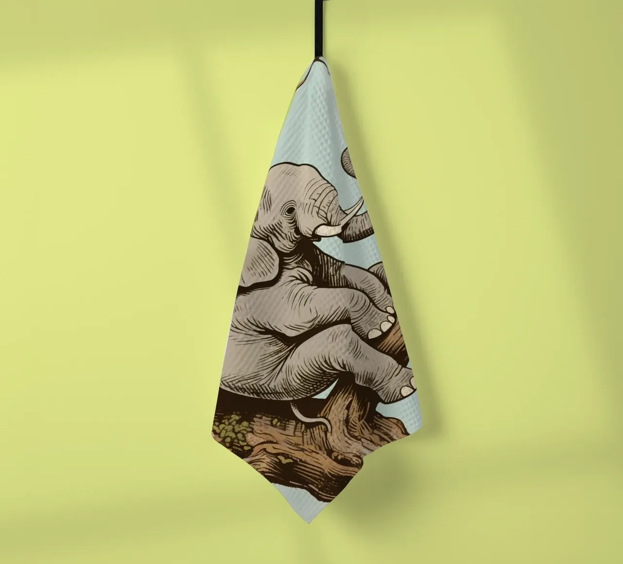 elephant on a tree canovaccio da cucina da knowledge