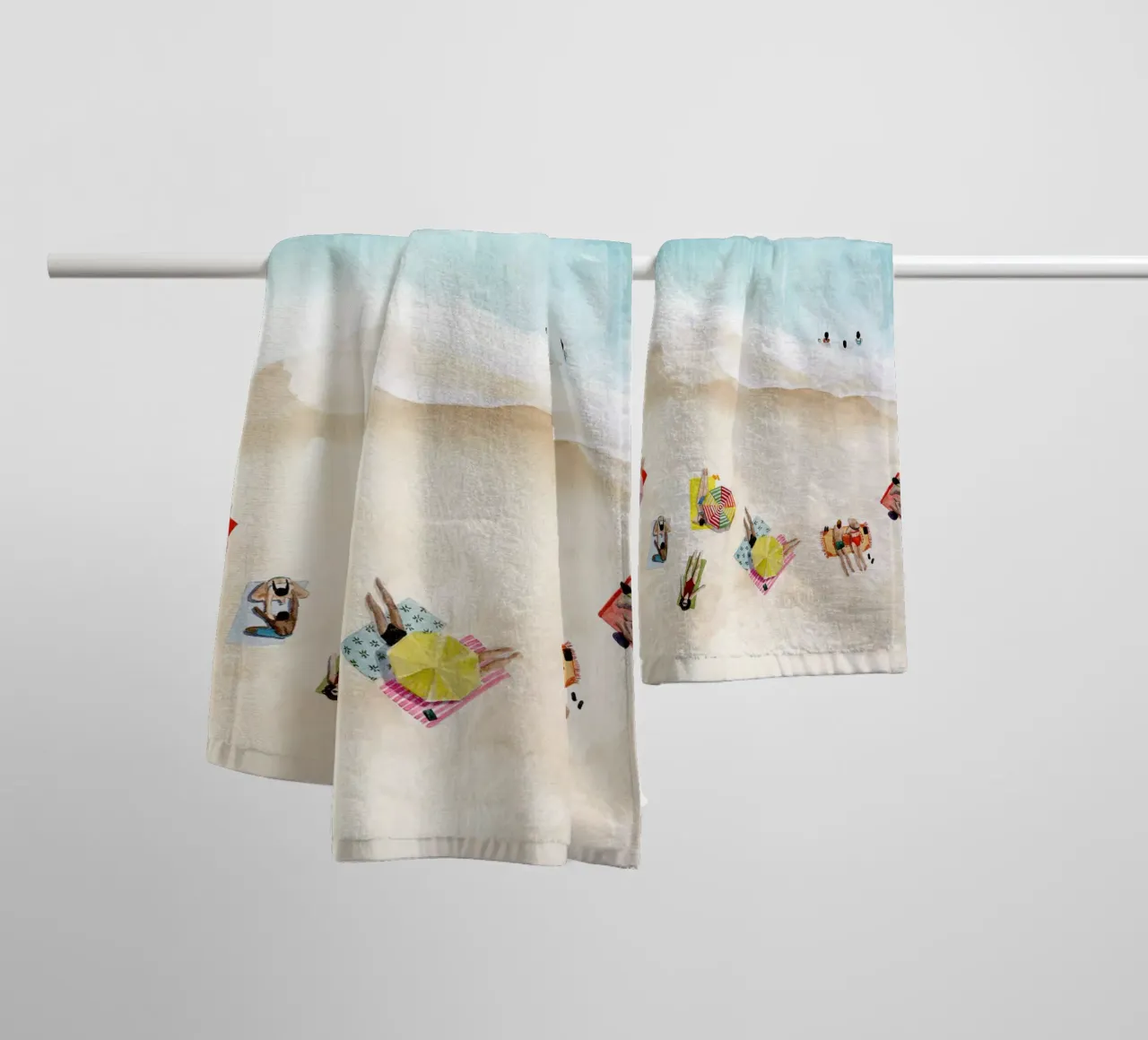 Strandwoche II - Grace Popp Handtuch von medineprint