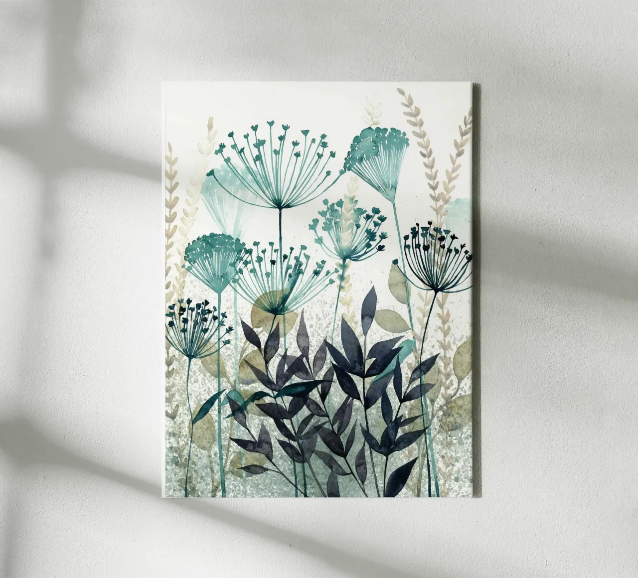 Zomerweide - Grace Popp canvas met Baklijst van medineprint