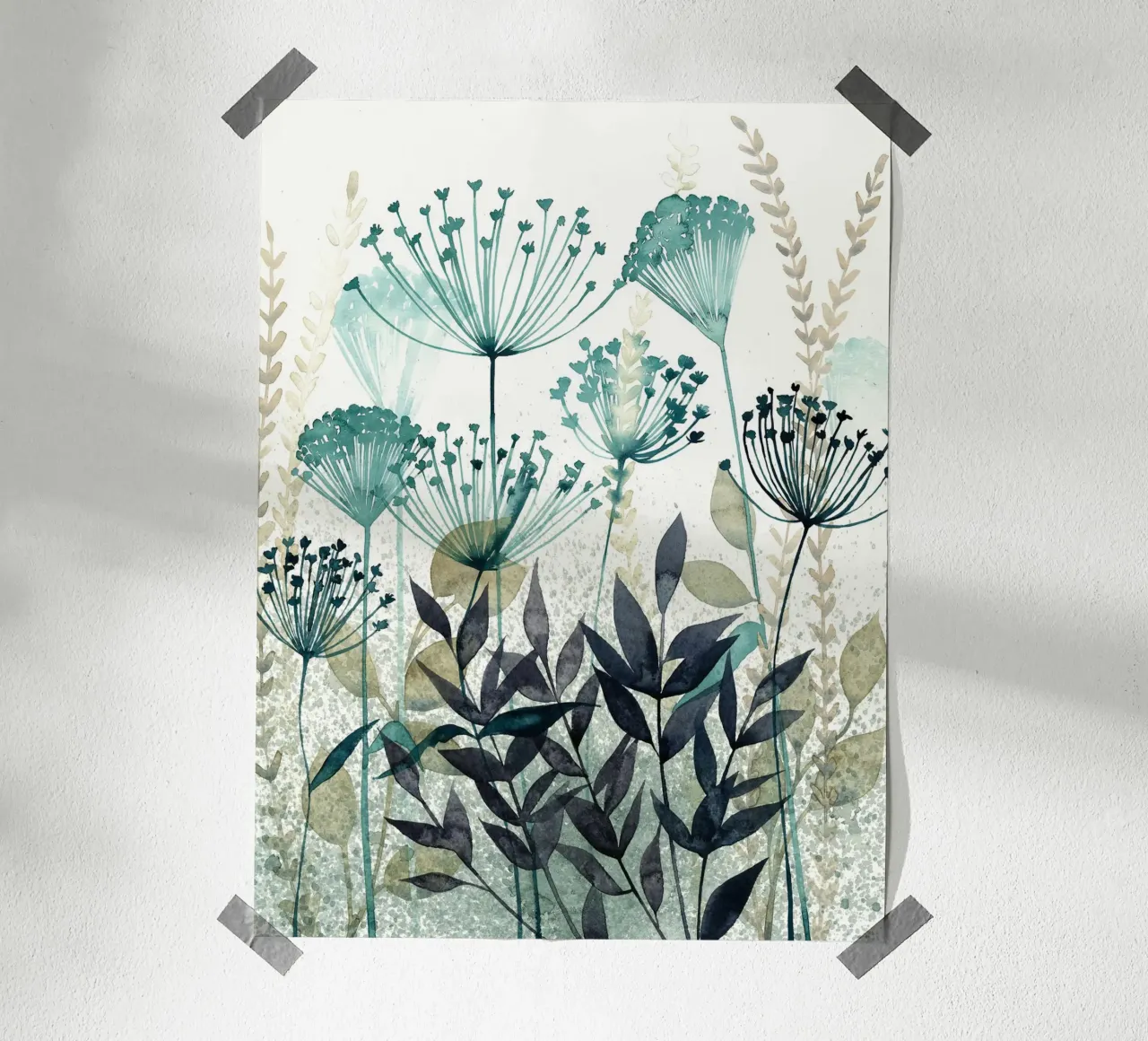 Prato estivo - Grace Popp poster con telaio in plastica da medineprint