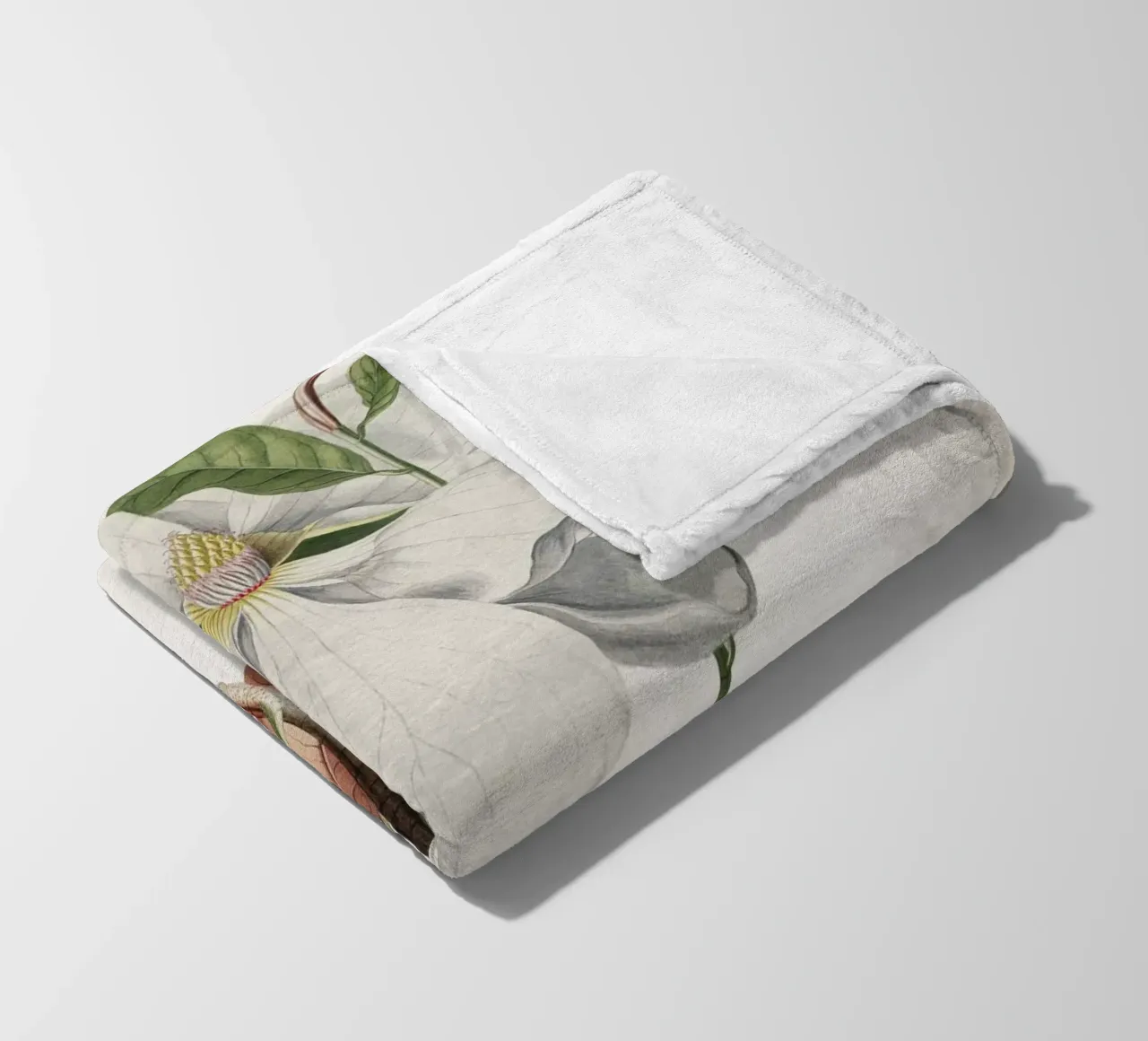 Vintage Ehret 4 Magnolia Maximo coperta in pile da Vintage Print Collection