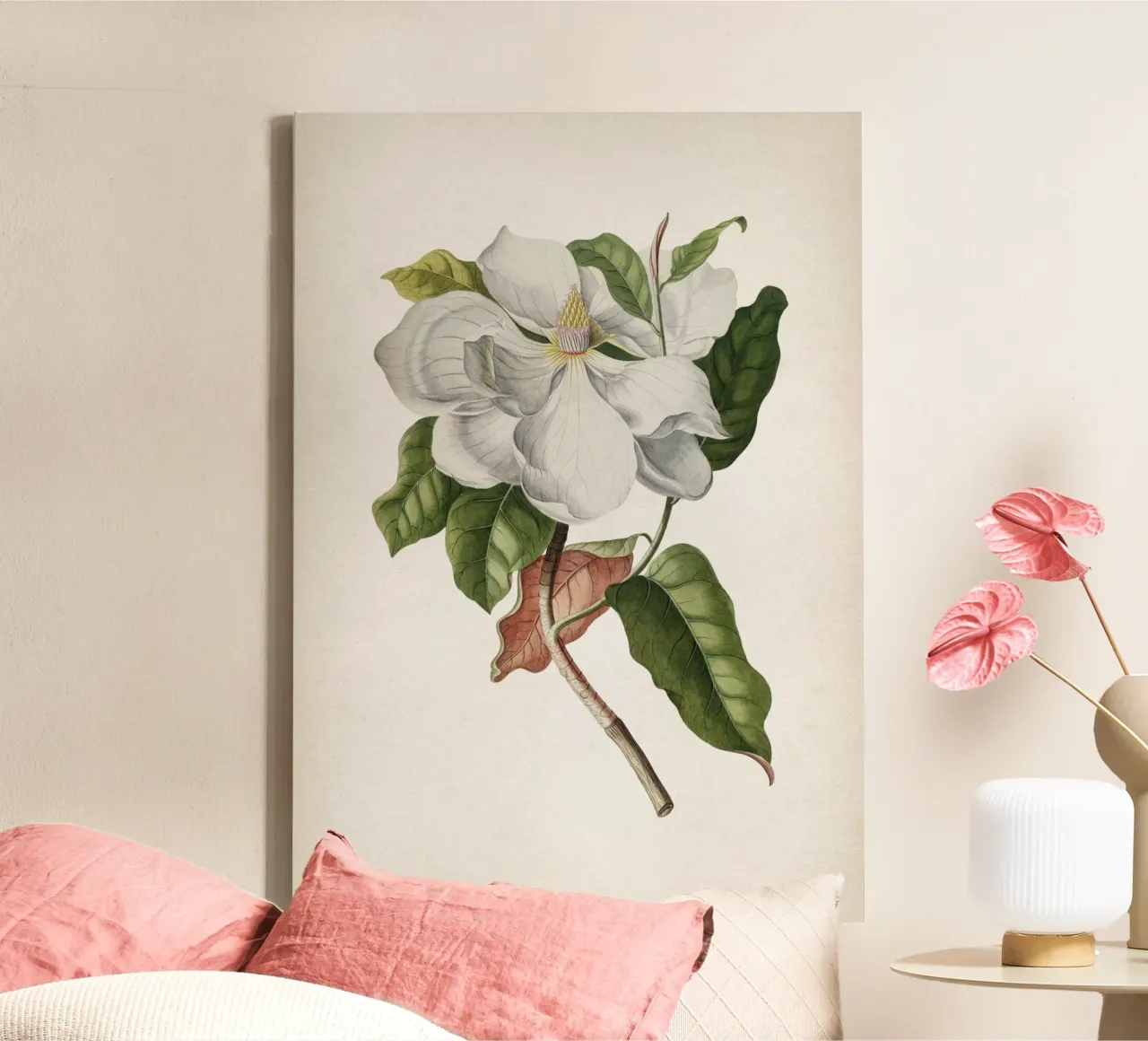 Vintage Ehret 4 Magnolia Maximo canvas by Vintage Print Collection