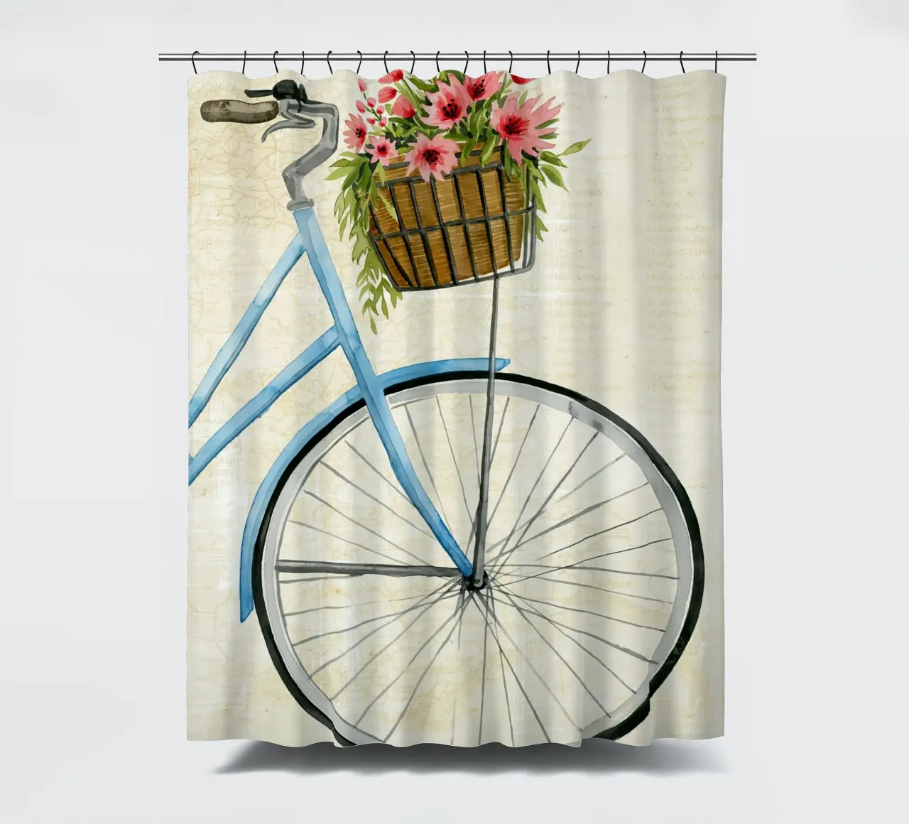 Corriere dei fiori II - Grace Popp tenda da doccia da medineprint