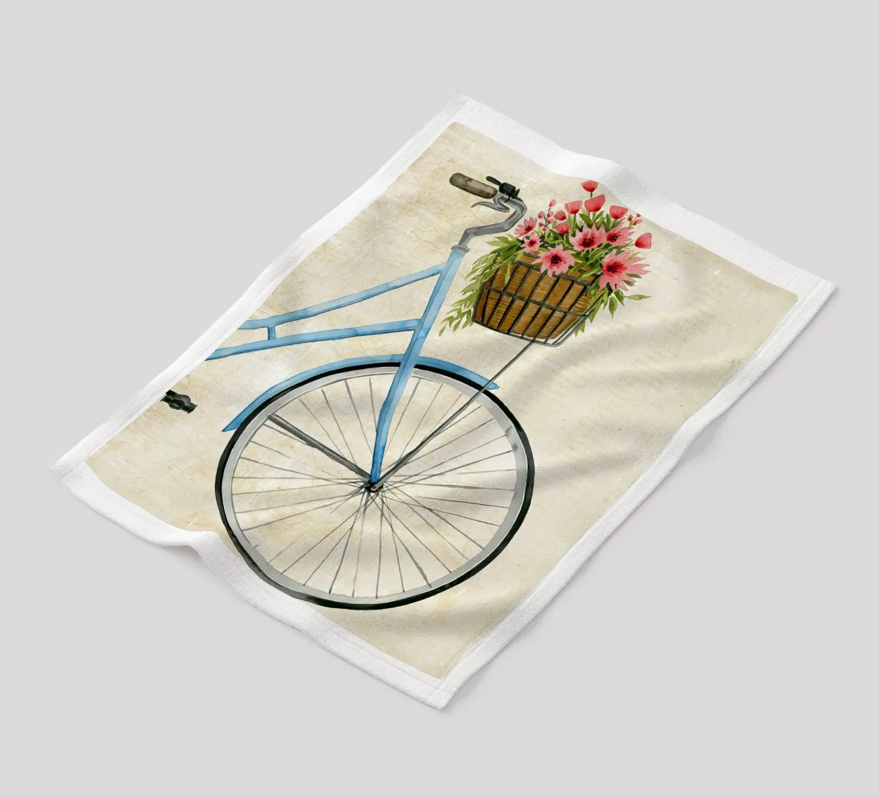 Corriere dei fiori II - Grace Popp coperta in pile da medineprint