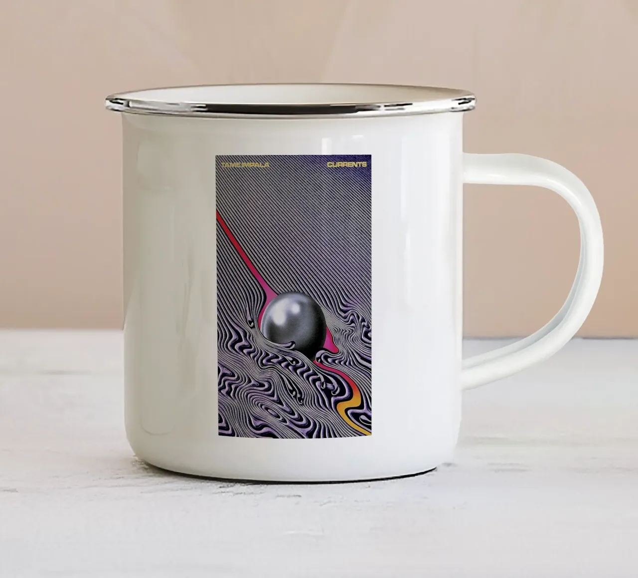 Purple Tame Impala Current Ball tazza in smalto da GULHAM